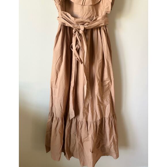 DOEN Savannah Maxi Dress in Adobe Wrap S - Picture 5 of 12